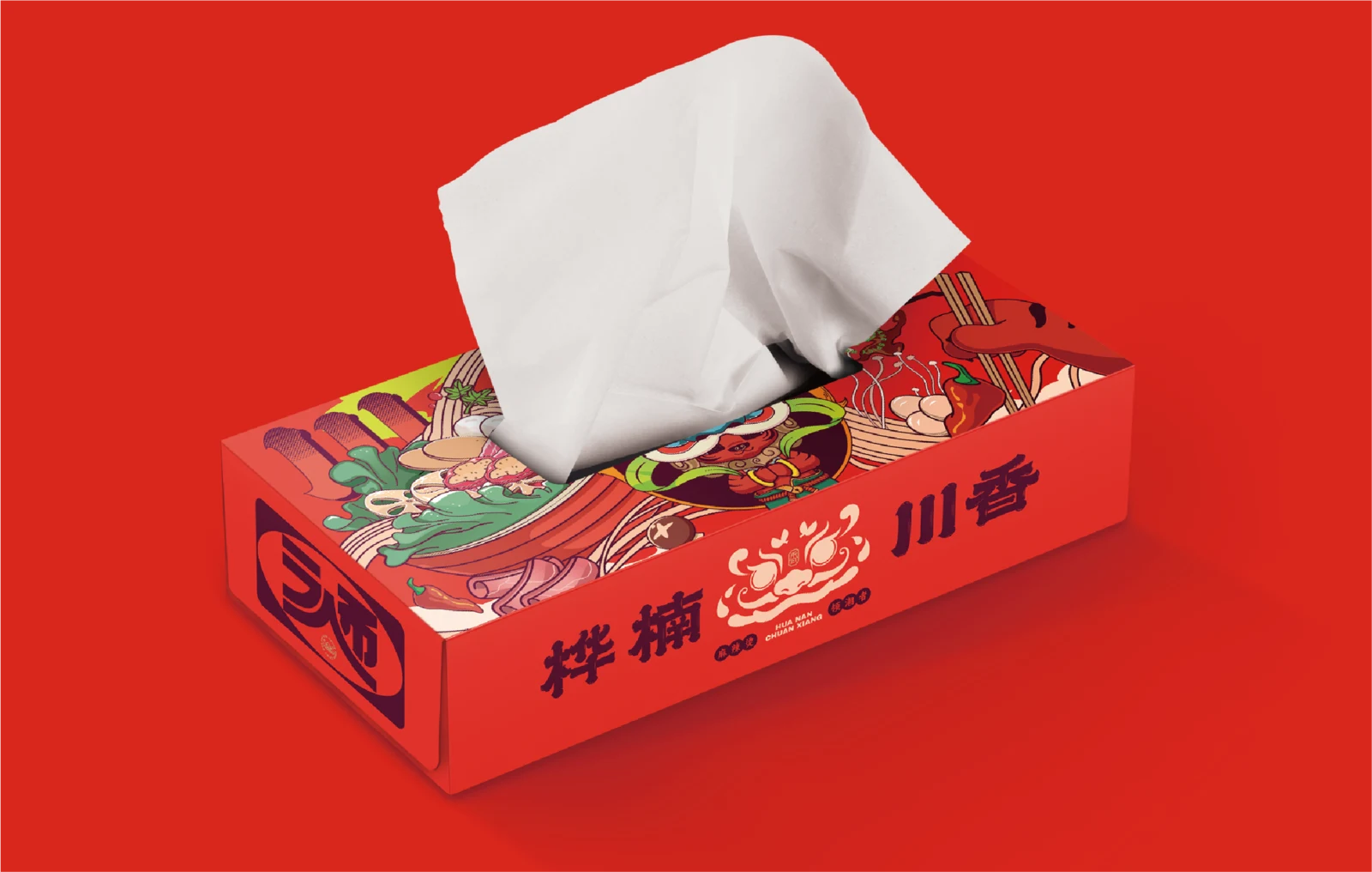 桦楠川香纸巾盒